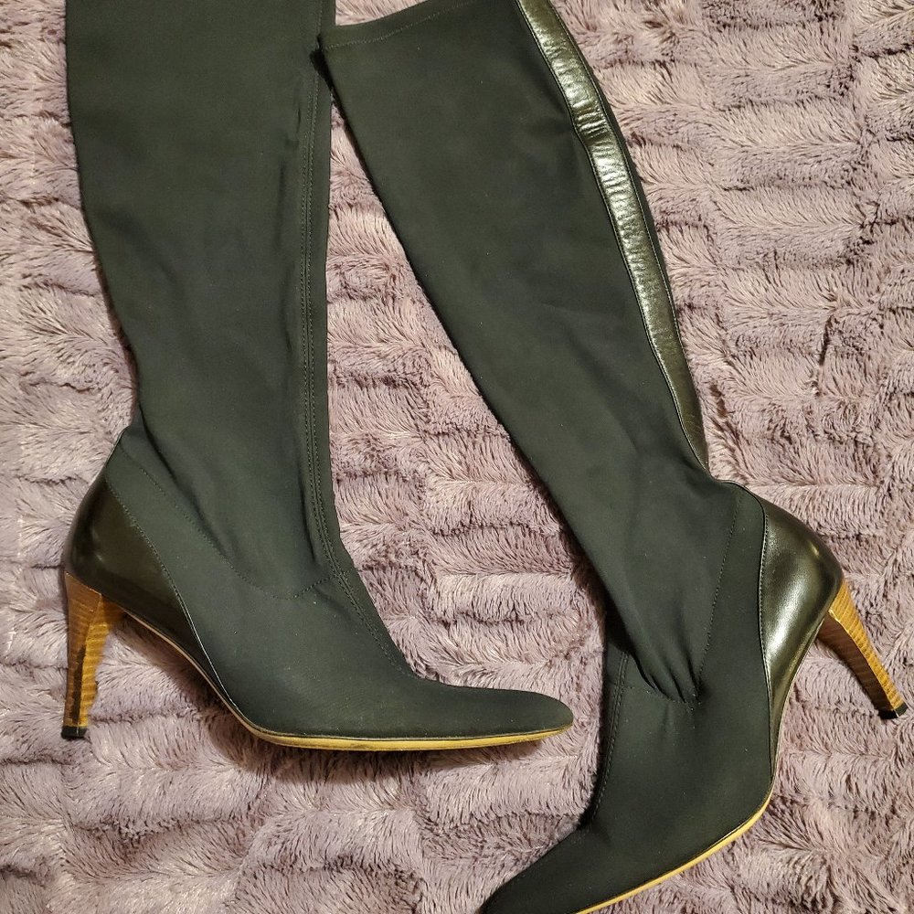 Gucci Neoprene & Leather boots